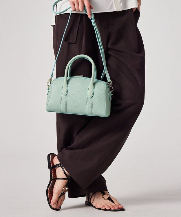 Paul Smith カラーミックスボストンバッグ ライトグリーン