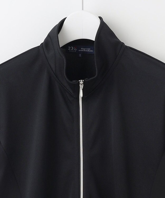 23区GOLF 【WOMEN】【吸水速乾/UVケア】タックブルゾン ブラック系