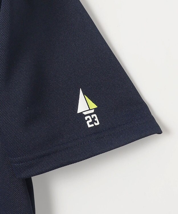 23区GOLF 【MEN】【UVケア・吸水速乾】カノコ モックネックプルオーバー ネイビー系