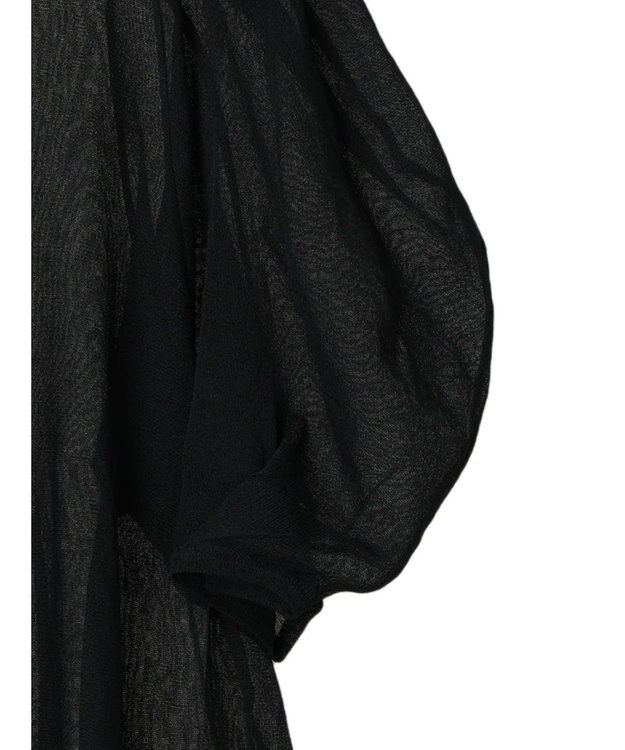 AMERICAN HOLIC ボリュームスリーブティアードニットチュニック Black