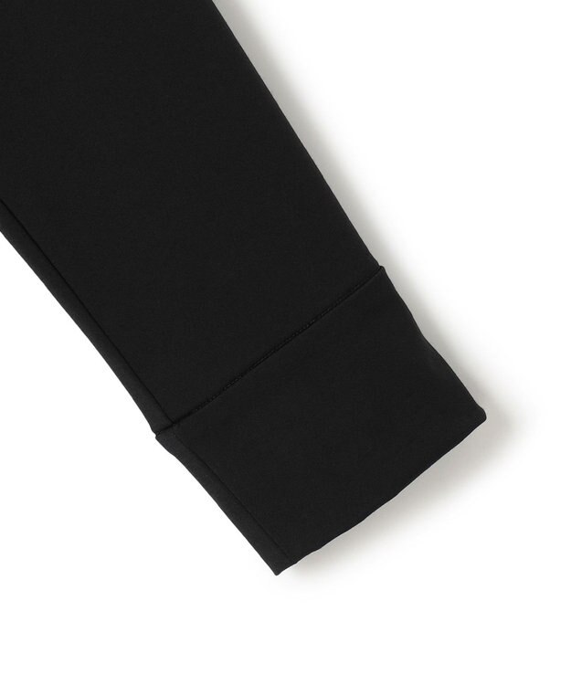 ICB 【洗える】コンパクトモクロディ バンドカラーカットソー［ボールチェーン］ ブラック系