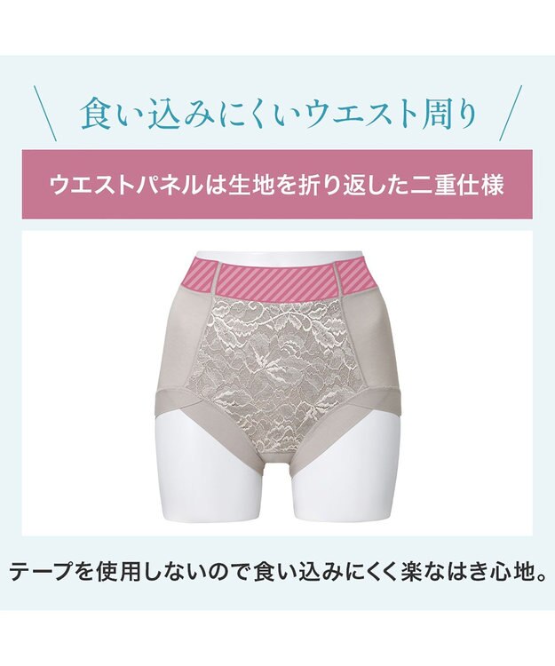 BRADELIS New York 【BRADELIS NewYork peace】　きゅっと綿混ショーツ23 グレージュ