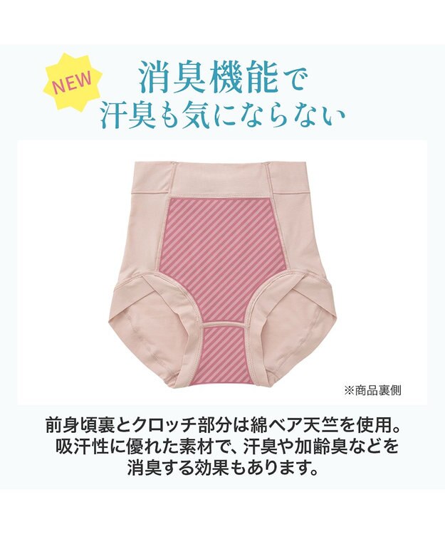 BRADELIS New York 【BRADELIS NewYork peace】　きゅっと綿混ショーツ23 グレージュ