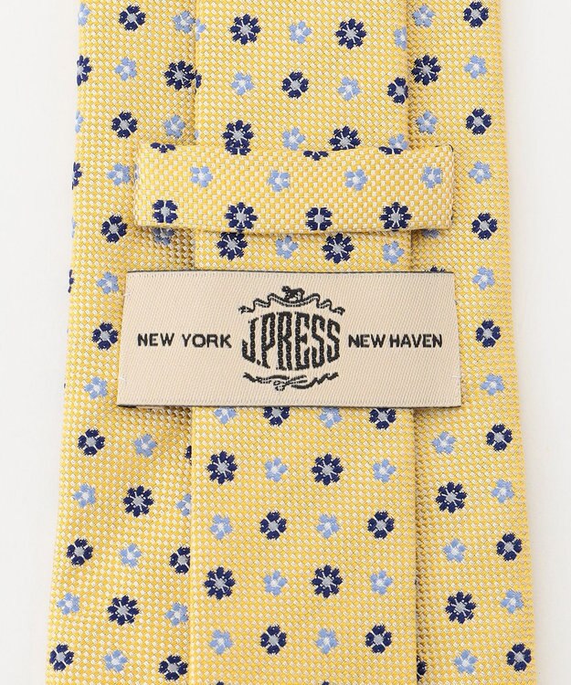 J.PRESS MEN 【VINTAGE JACQUARD COLLECTION】小紋柄 ネクタイ イエロー系8