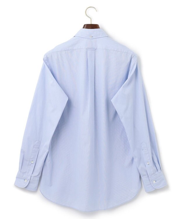 J.PRESS MEN 【WEB限定】ポプリンヘアラインJ刺繍シャツ/B.D サックスブルー系1