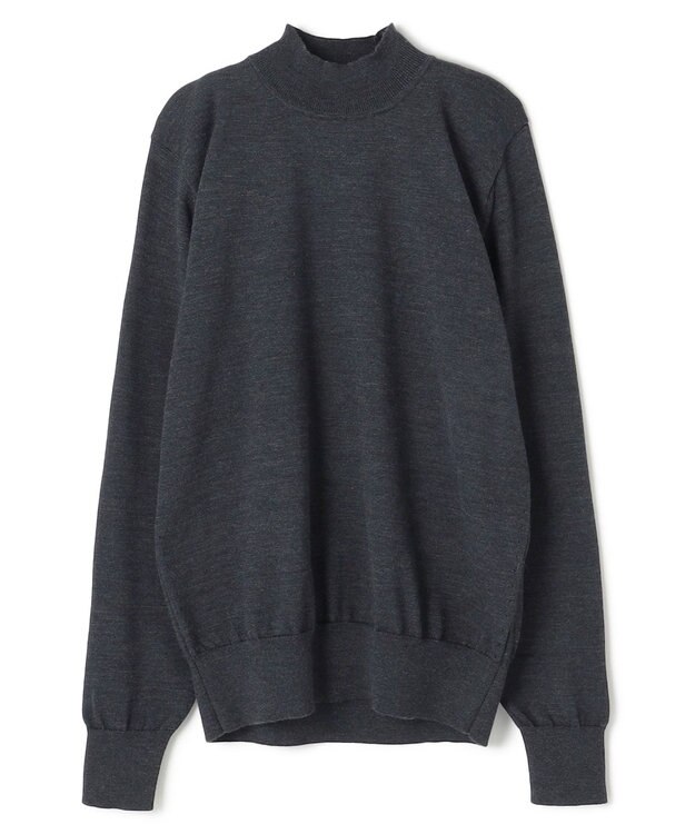 JOSEPH HOMME 【HIGH GRADE LINE】ヤマガタメリノ  モックネックニット ネイビー系