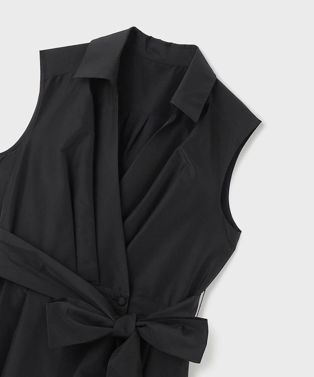 GRACE CONTINENTAL トリアセコットンワンピース ブラック