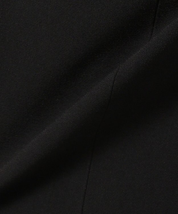 自由区 FORMAL 【高級トリアセテート素材】レベッカBSジョーゼット ジャケット+ワンピース ブラック系