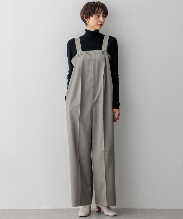 23区 S 【VERY3月号掲載/洗える】TRコンフォートストレッチ 2WAY オールインワン ライトグレー系