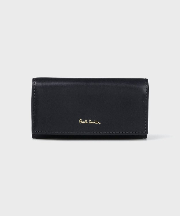 Paul Smith ベジタン SS26 キーケース ネイビー