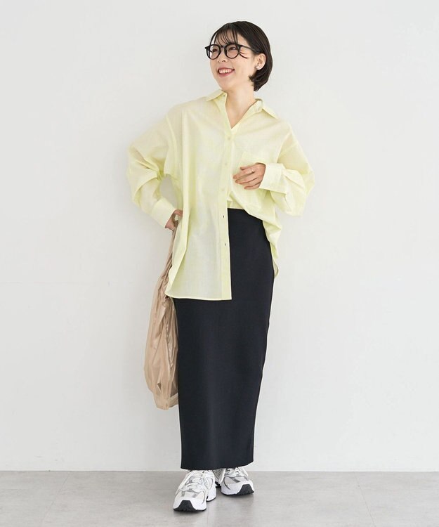 Green Parks ＵＶカットシャツ Stripe Yellow