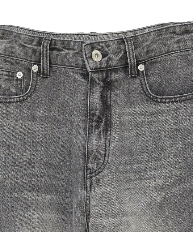 YECCA VECCA ルーズストレートデニムパンツ Gray