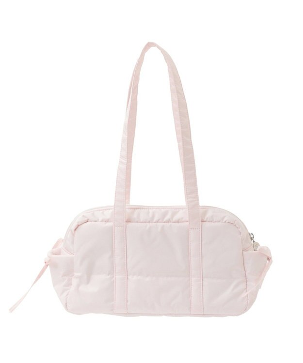 Maison de FLEUR サイドリボンパファーボストンバッグ Pink