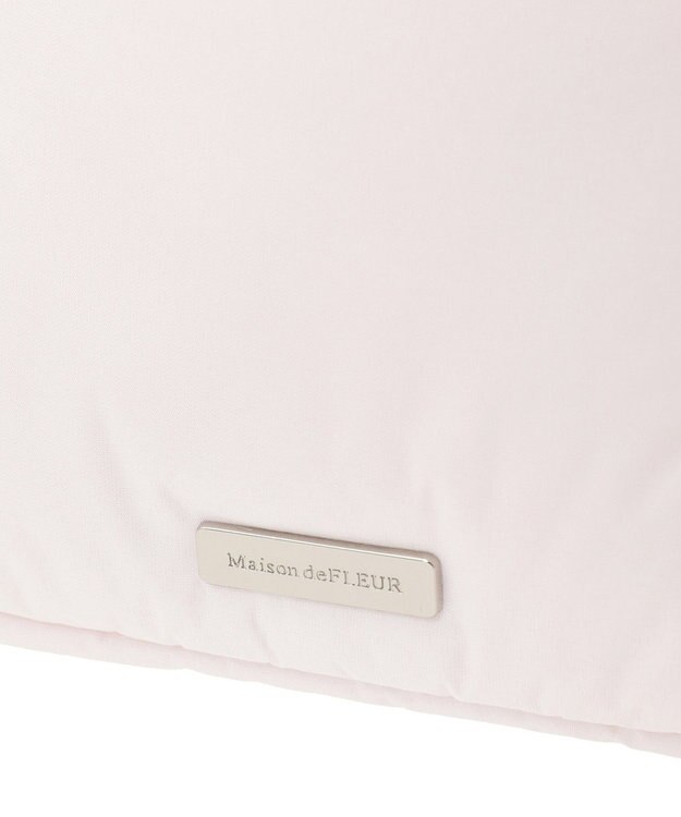 Maison de FLEUR サイドリボンパファーボストンバッグ Pink