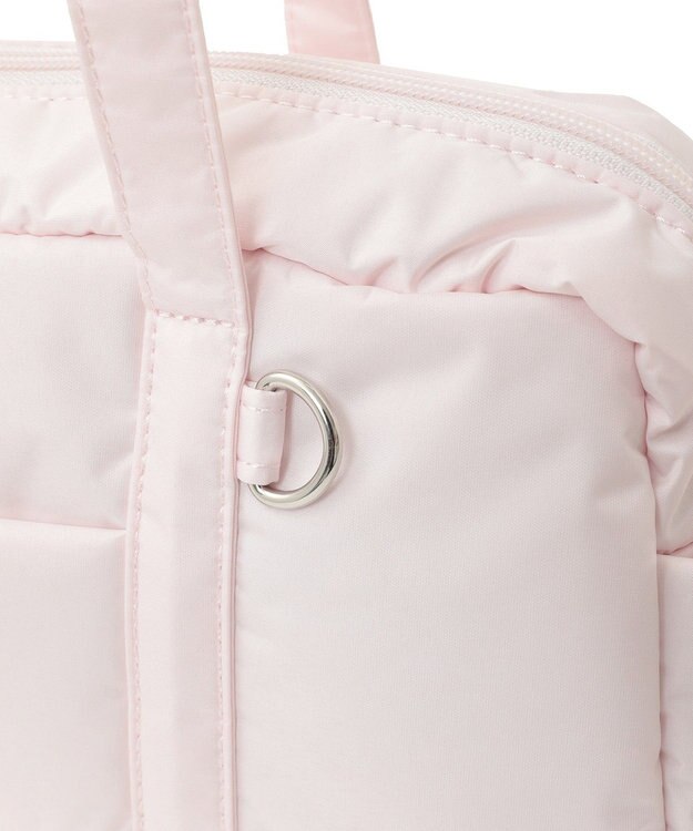 Maison de FLEUR サイドリボンパファーボストンバッグ Pink