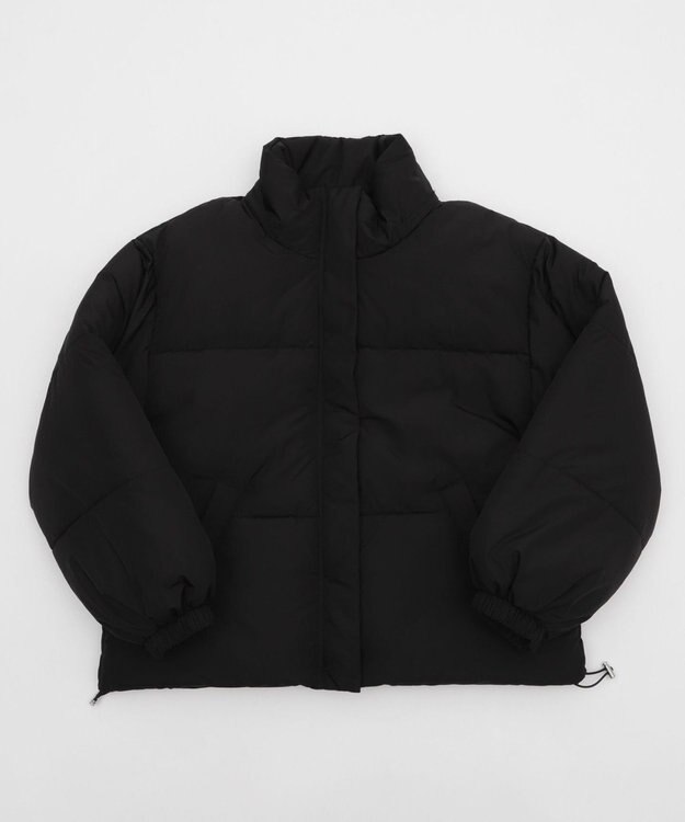 WEGO 【25年秋冬新作/SMサイズ展開】2WAYフードパファーブルゾン ブラック