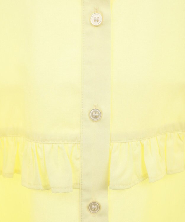 AMERICAN HOLIC イージーケアフリルシャツ Yellow