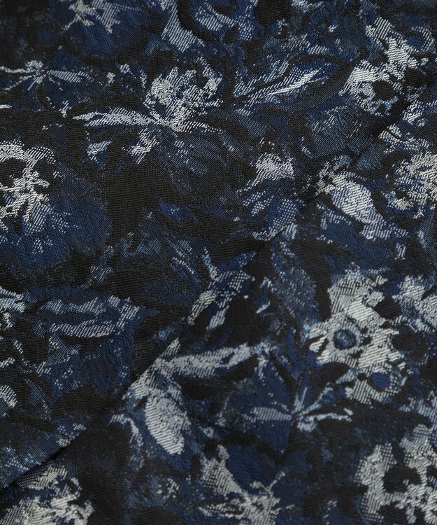 YECCA VECCA ジャガードナロースカート Navy