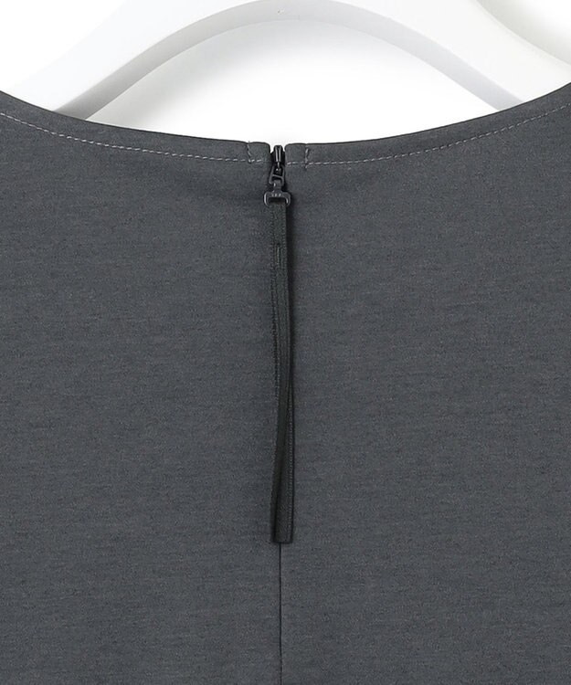 23区 S 【洗える】バナナスリーブ フォルム ロングTシャツ グレー系