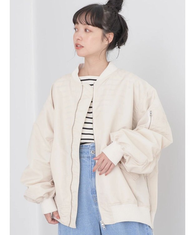 earth music&ecology ＢＩＧ　ＭＡー１ Ecru