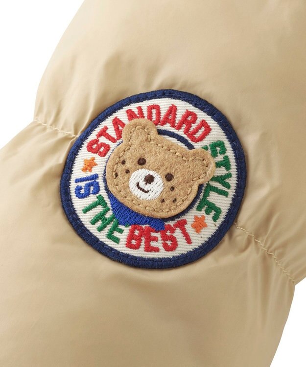 MIKI HOUSE HOT BISCUITS 【80-120cm】 シンクラウド 中綿ジャンパー ベージュ