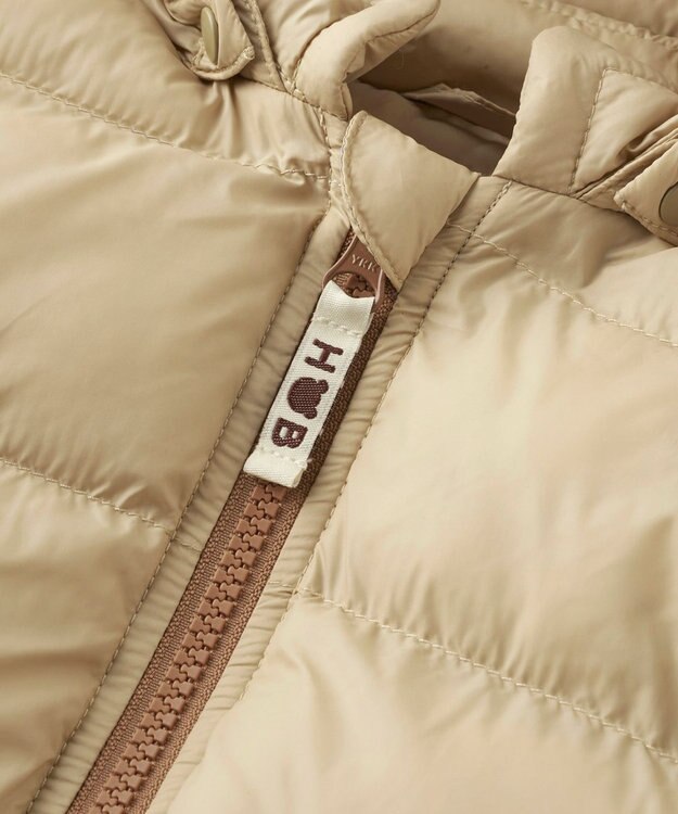 MIKI HOUSE HOT BISCUITS 【80-120cm】 シンクラウド 中綿ジャンパー ベージュ