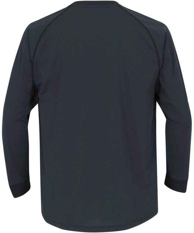 CW-X 【UNISEX】 CW-X トップス ハイゲージニットＴシャツ 長袖 Ｕネック UVカット率90%以上(本体) 吸汗速乾(本体) ユニセックス DLR179 /ワコール ブラック