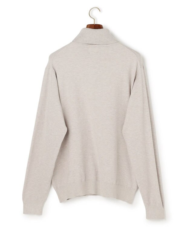 J.PRESS MEN 【WEB・一部店舗限定】レーヨンナイロンＰＢＴタートルネック ニット ライトグレー系