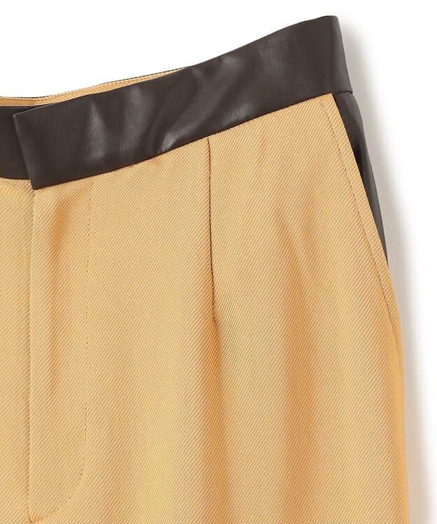 BEIGE， ALAIN / ワイドパンツ Camel × Brown