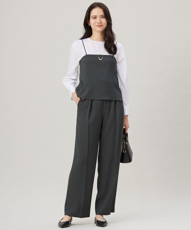 自由区 【SHIHOさん着用・洗える】SOMELOSチュニック ブラウス オフ