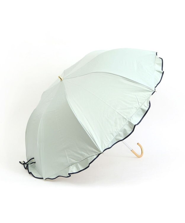 UNBILLION カシュネ cachenez / 【晴雨兼用】【日傘】 UV カット率99％以上 PUへプラムトップレス折りたたみ傘 グリーン