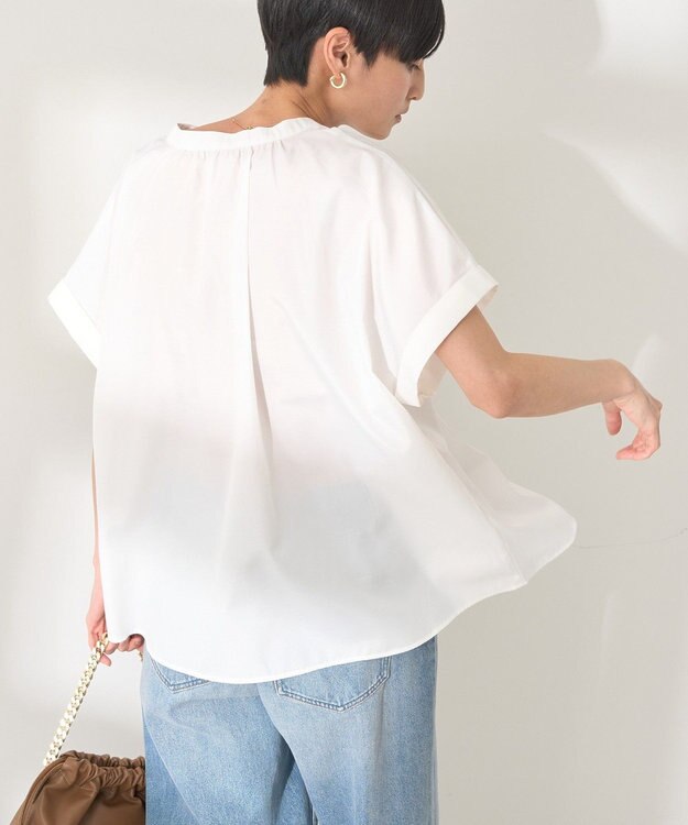 AMERICAN HOLIC スキッパー半袖シャツ Off White