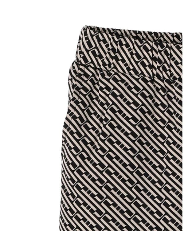 Green Parks ・ｆｕｒｒｙ　ｒａｔｅ　キカガクガラギャザーパンツ Ivory