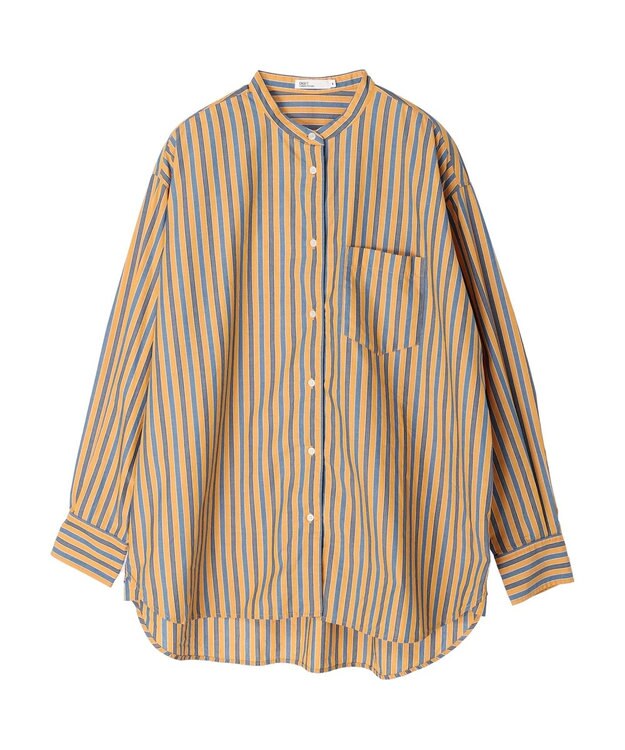 CRAFT STANDARD BOUTIQUE バンドカラーシャツ Multi