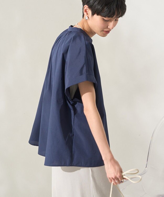 AMERICAN HOLIC スキッパー半袖シャツ Navy