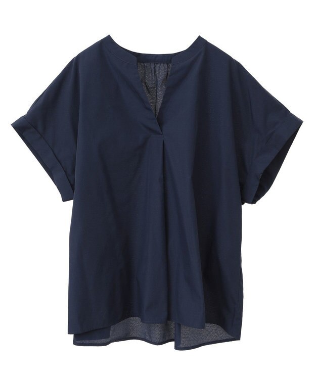 AMERICAN HOLIC スキッパー半袖シャツ Navy