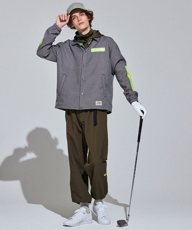 PW CIRCULUS 【MEN】CLASSICAL×SPORTY　チェック柄コーチジャケット グレー系5