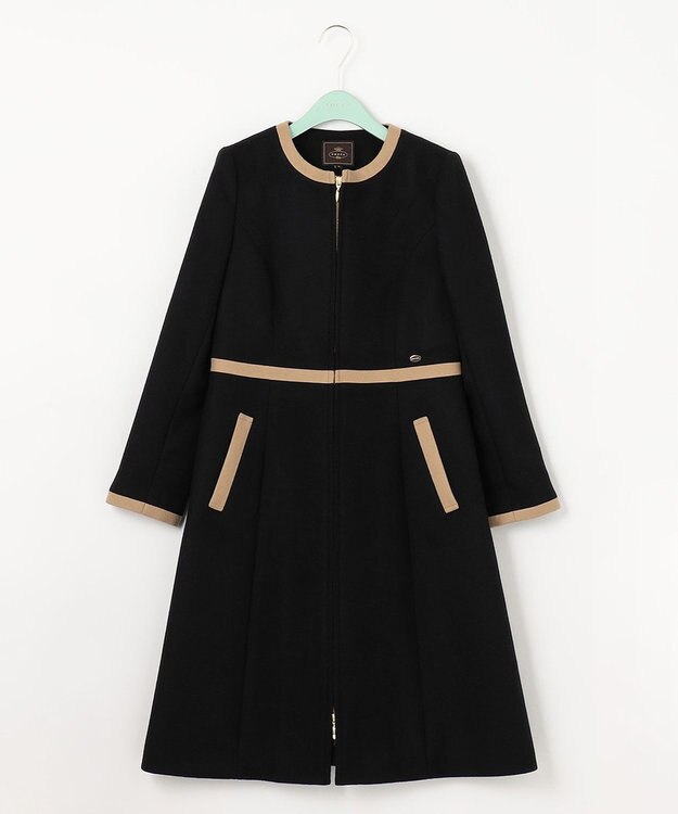 TOCCA MUSE ウールメルトンコート ブラック系8