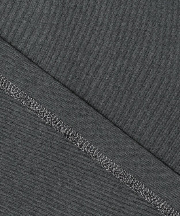 23区 S 【洗える】バナナスリーブ フォルム ロングTシャツ グレー系