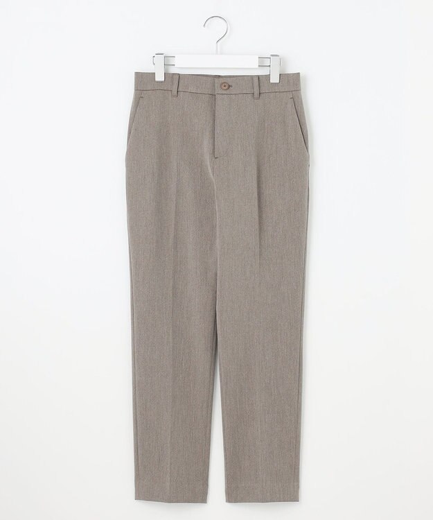 自由区 L 【WEB限定カラーあり・撥水加工・洗える】TRギャバテーパード パンツ モカ