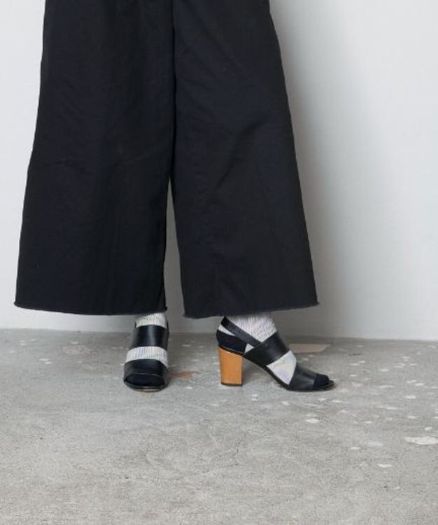 TRICOTE MOIRE LINK SOCKS／モアレリンクソックス 80IVORY