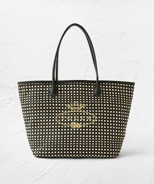 TOCCA 【A4サイズ対応】TO THE SUNLIGHT BAG かごバッグ ブラック系5