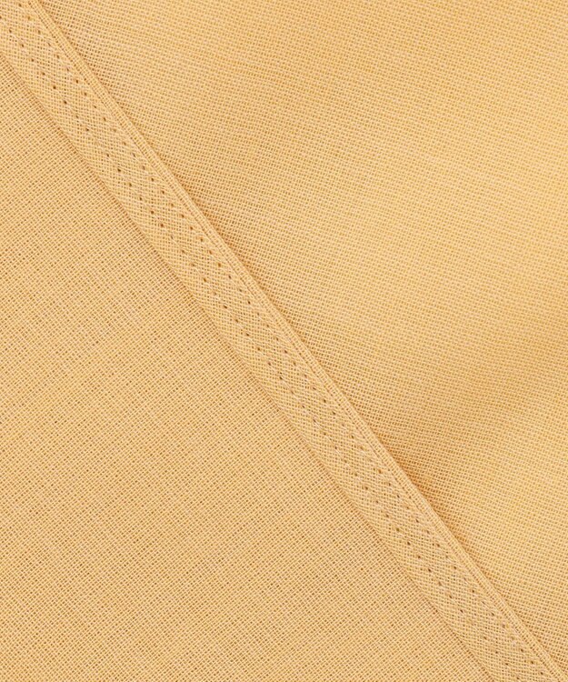 BEIGE， 【洗える】MOYE / シアーウールパフスリーブブラウス Mustard