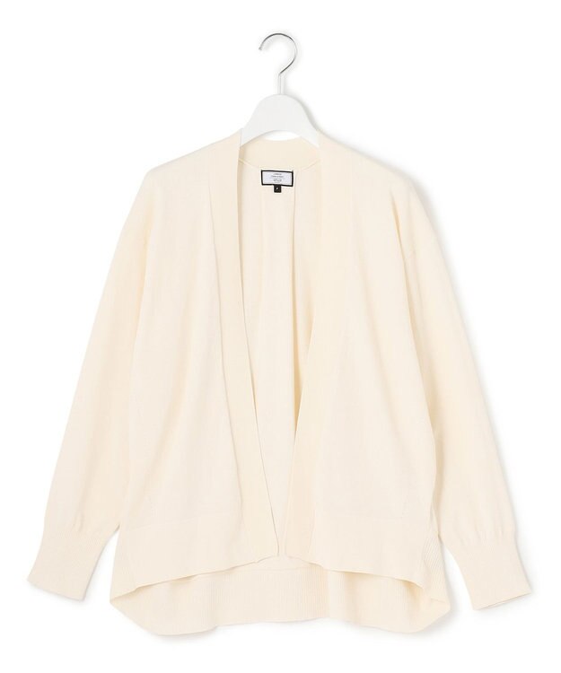 J.PRESS YORK STREET 【WOMEN】シアーカーディガン アイボリー系