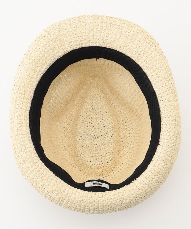 JOSEPH ABBOUD 【サイズ調整可】ラフィアメランジ ハット アイボリー系