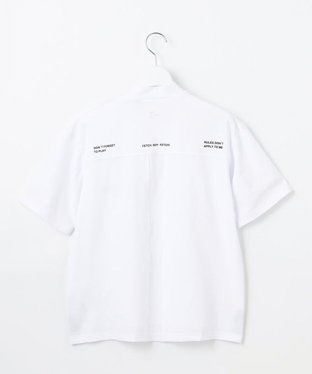 PW CIRCULUS 【吸水速乾 / UV遮蔽率99% UVカット / ストレッチ】【WOMEN】メッシュポケットモックネックT ゴルフウェア レディース ホワイト系