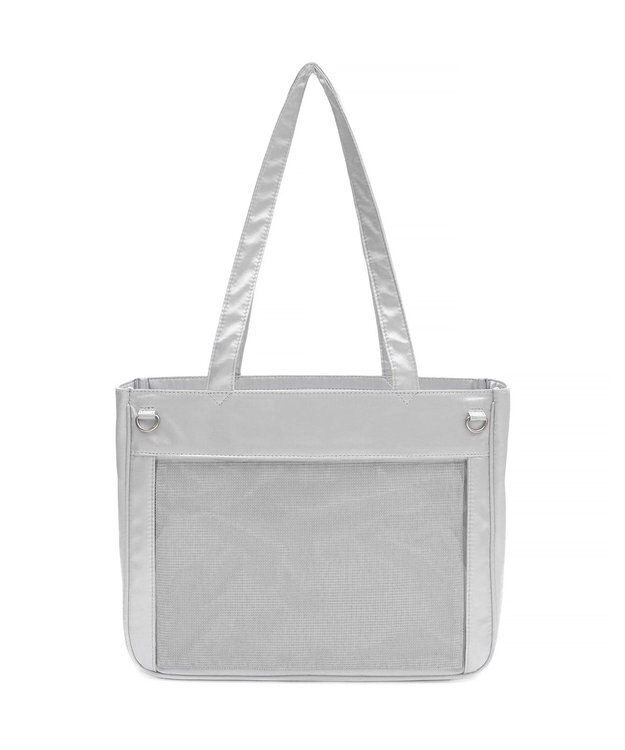 WEGO 【痛バ＆推し活グッズ】ときめきサテン痛バッグS シルバー