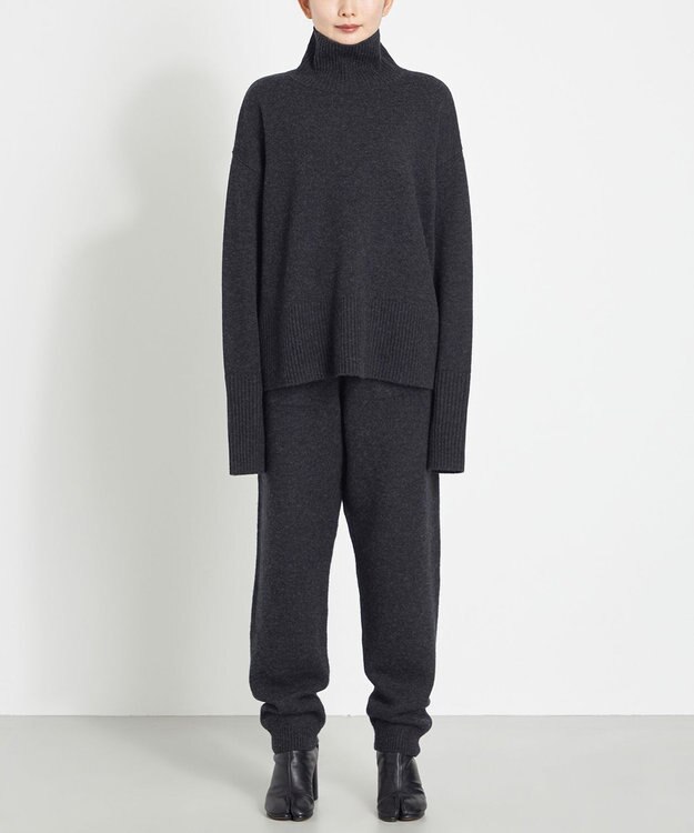 NAVE ウールカシミヤ ハイネック グレー系