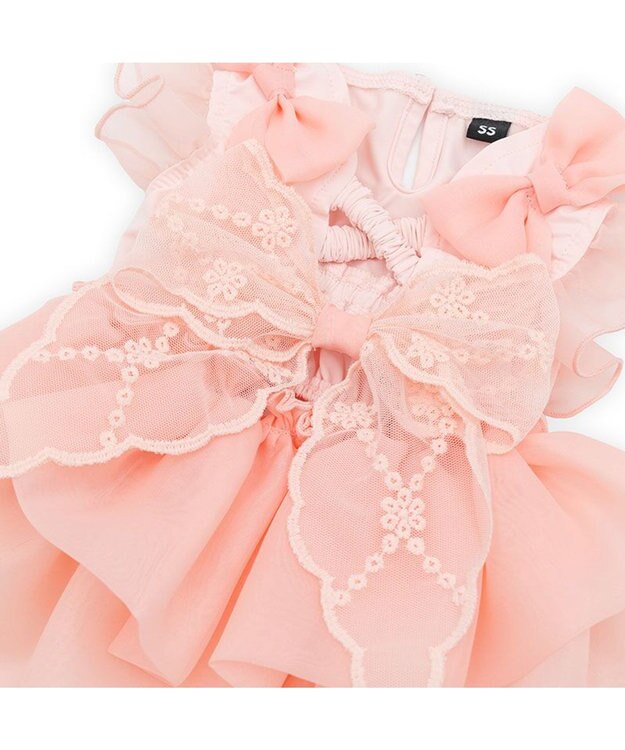 PET PARADISE cherircouture  接触冷感リボンワンピース《ピンク》 小型犬 ピンク
