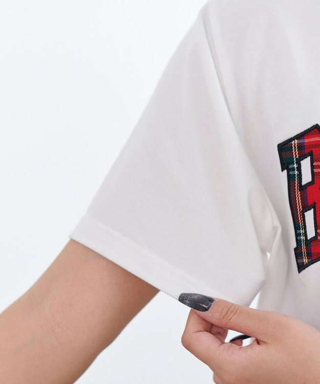 WEGO ロゴパッチショートT ホワイト